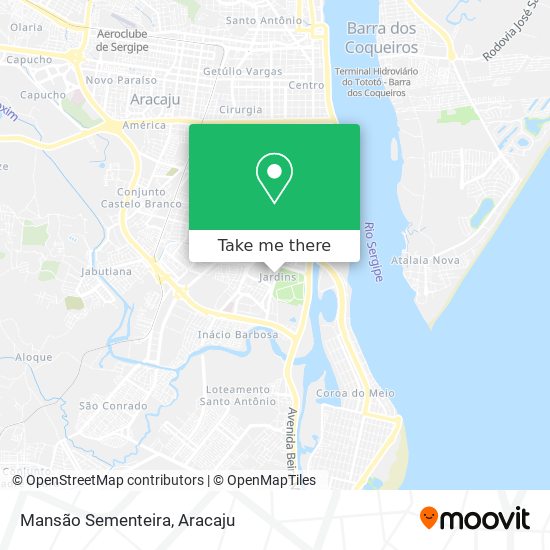 Mansão Sementeira map