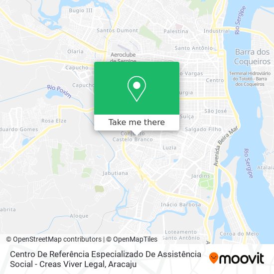 Centro De Referência Especializado De Assistência Social - Creas Viver Legal map