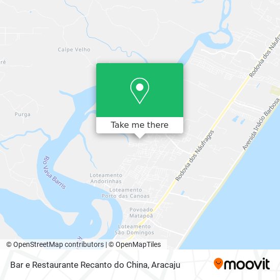 Bar e Restaurante Recanto do China map