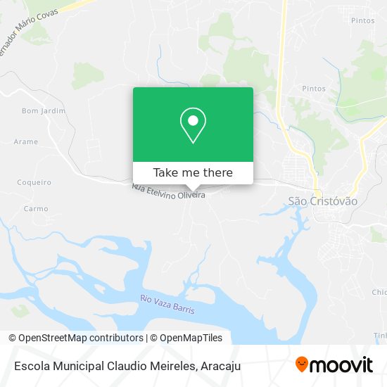 Escola Municipal Claudio Meireles map