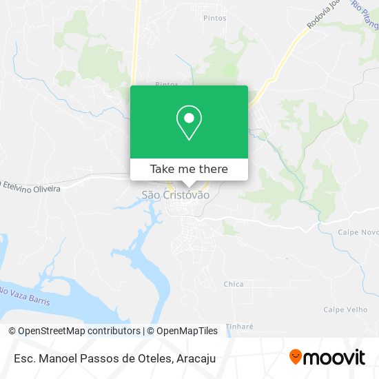 Esc. Manoel Passos de Oteles map