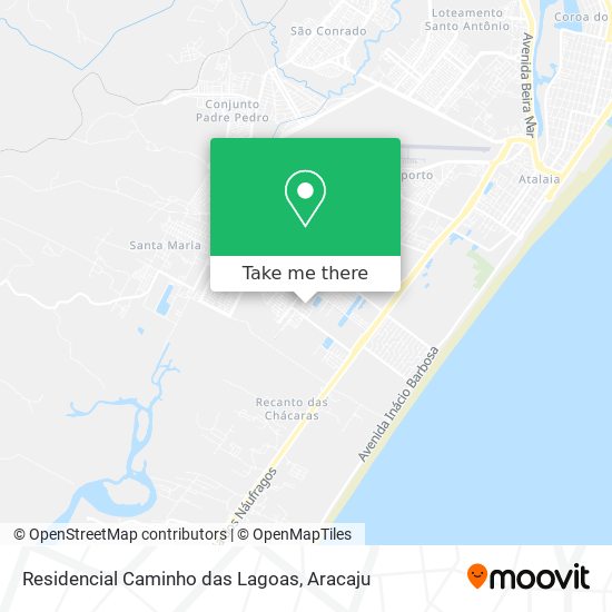 Residencial Caminho das Lagoas map