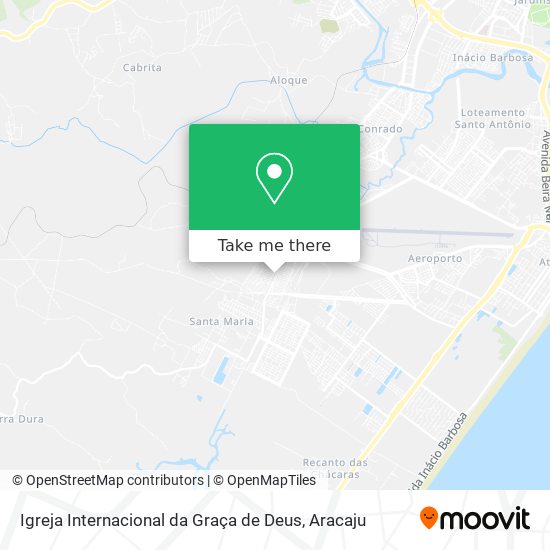 Mapa Igreja Internacional da Graça de Deus