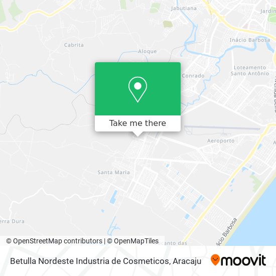 Betulla Nordeste Industria de Cosmeticos map