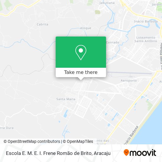 Mapa Escola E. M. E. I. Frene Romão de Brito