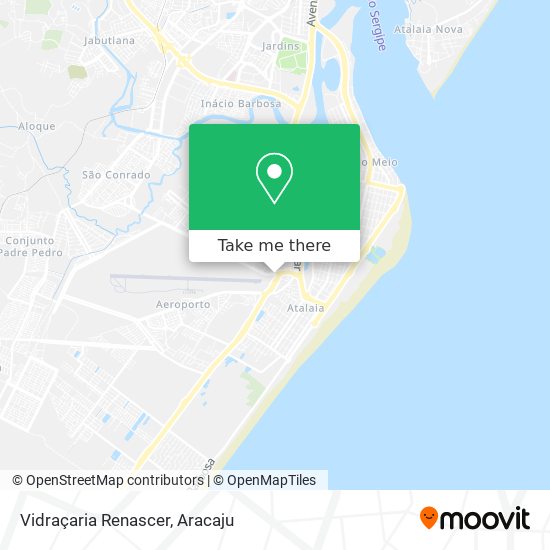 Vidraçaria Renascer map