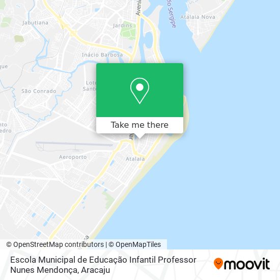 Escola Municipal de Educação Infantil Professor Nunes Mendonça map