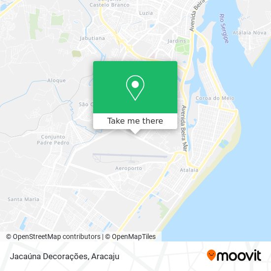 Jacaúna Decorações map