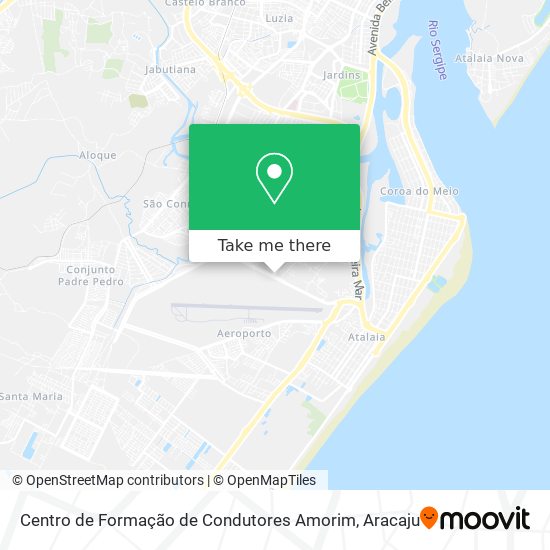 Centro de Formação de Condutores Amorim map