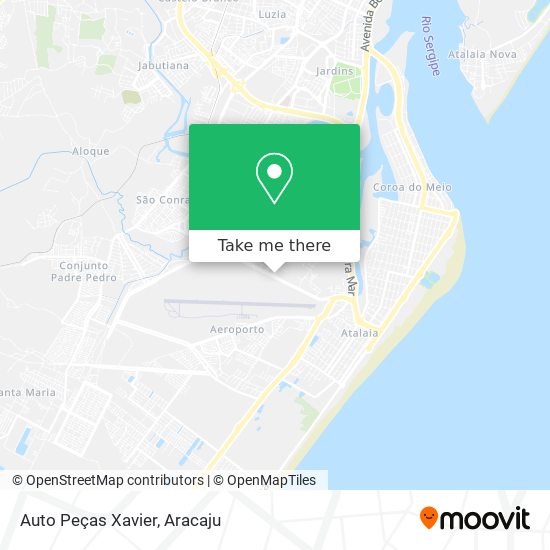 Mapa Auto Peças Xavier