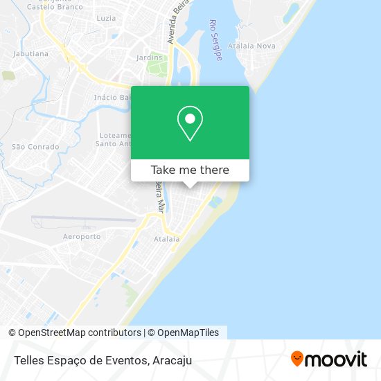 Mapa Telles Espaço de Eventos