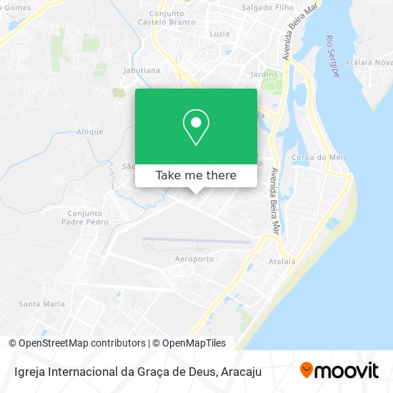 Igreja Internacional da Graça de Deus map