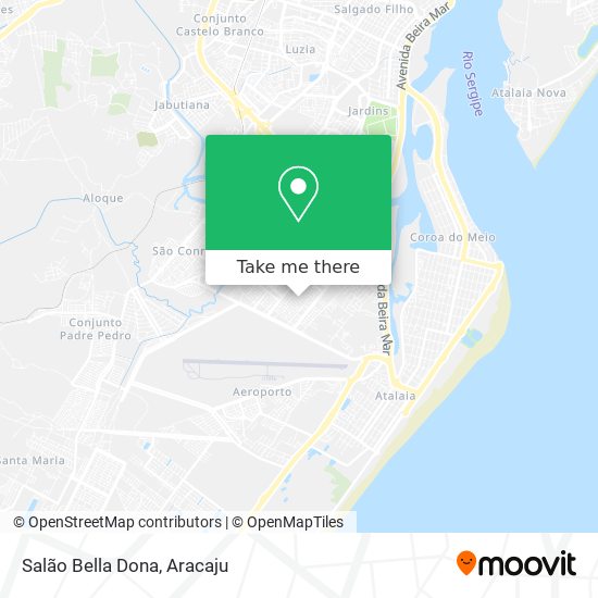Salão Bella Dona map
