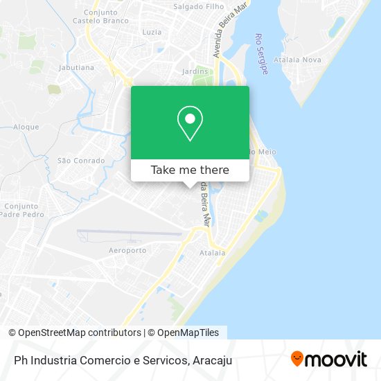 Ph Industria Comercio e Servicos map