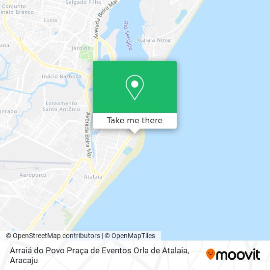 Arraiá do Povo Praça de Eventos Orla de Atalaia map