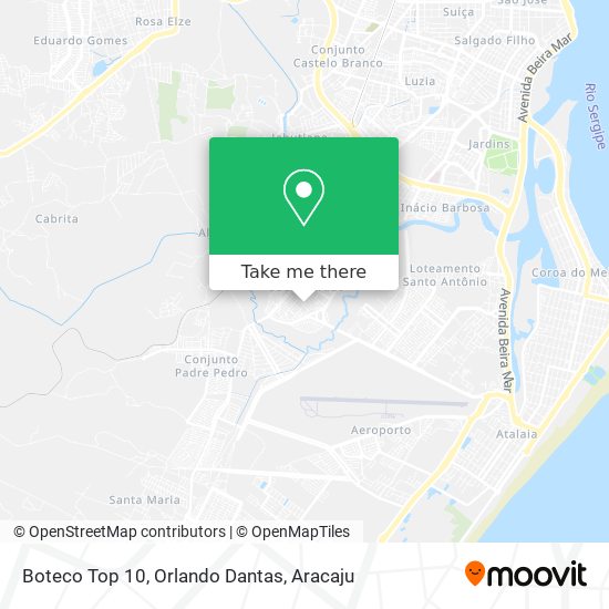 Boteco Top 10, Orlando Dantas map