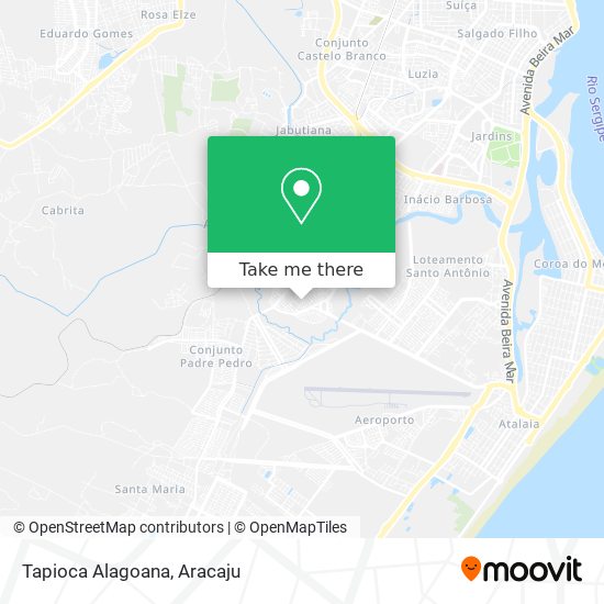 Tapioca Alagoana map