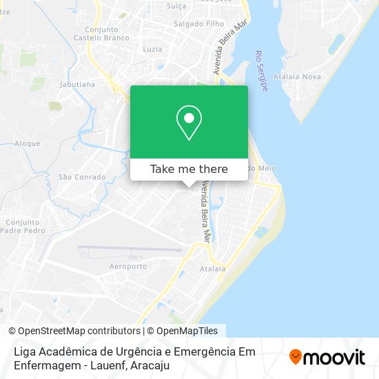 Liga Acadêmica de Urgência e Emergência Em Enfermagem - Lauenf map