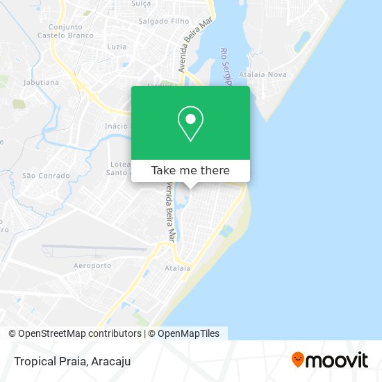 Tropical Praia map