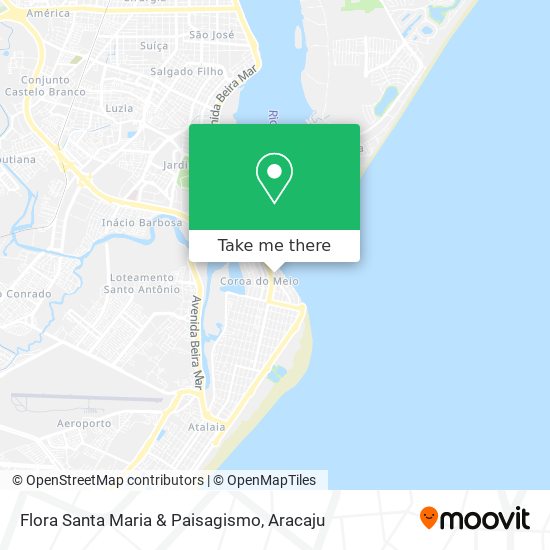 Flora Santa Maria & Paisagismo map