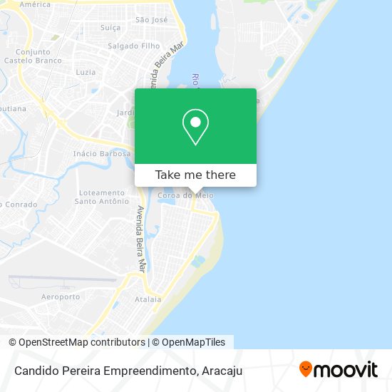 Candido Pereira Empreendimento map