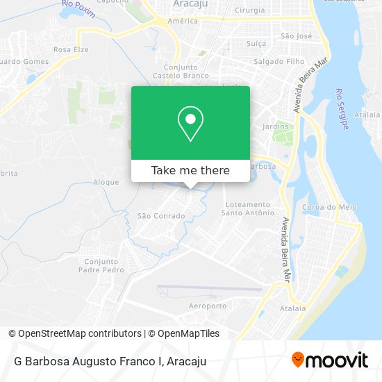 G Barbosa Augusto Franco I map