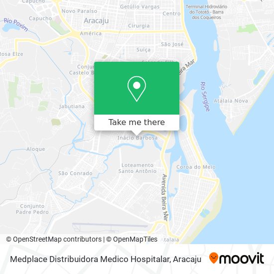 Medplace Distribuidora Medico Hospitalar map