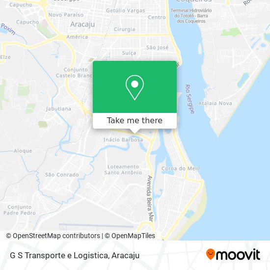 G S Transporte e Logistica map