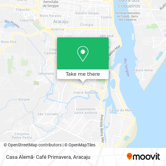 Casa Alemã- Café Primavera map