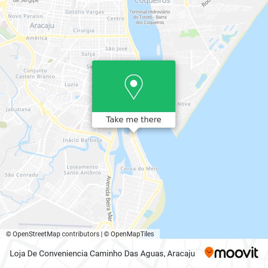 Loja De Conveniencia Caminho Das Aguas map