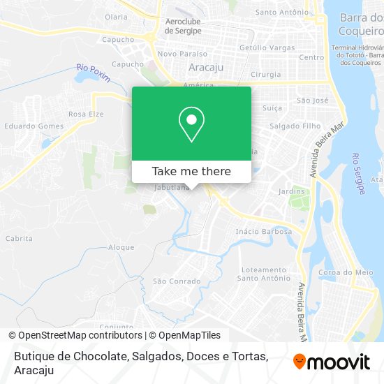 Butique de Chocolate, Salgados, Doces e Tortas map