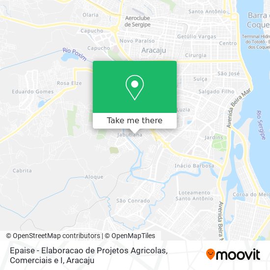 Mapa Epaise - Elaboracao de Projetos Agricolas, Comerciais e I