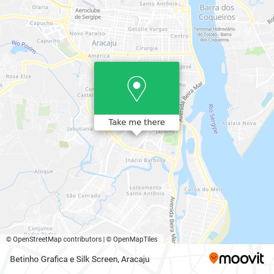 Betinho Grafica e Silk Screen map
