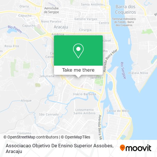 Mapa Associacao Objetivo De Ensino Superior Assobes