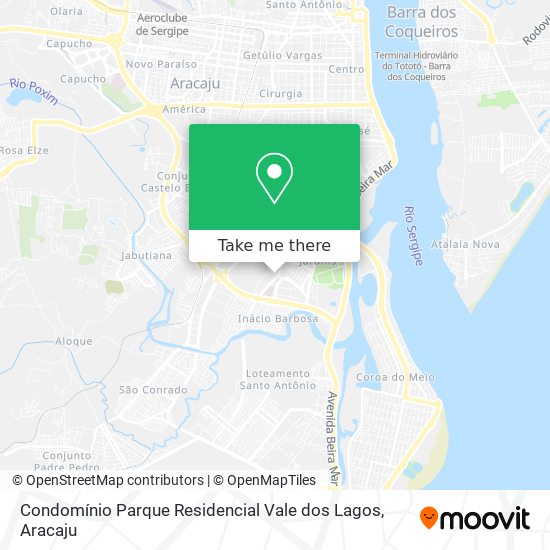 Mapa Condomínio Parque Residencial Vale dos Lagos