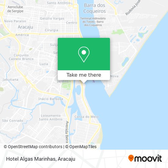 Hotel Algas Marinhas map