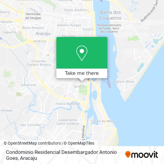 Mapa Condominio Residencial Desembargador Antonio Goes