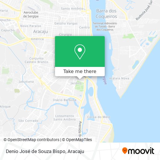 Denio José de Souza Bispo map