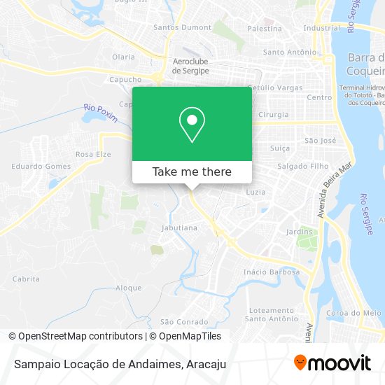 Sampaio Locação de Andaimes map