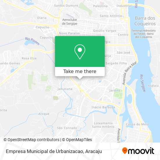 Empresa Municipal de Urbanizacao map