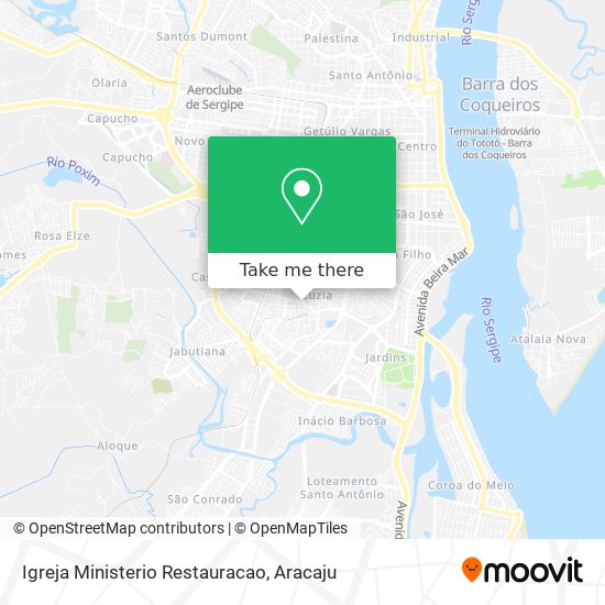 Igreja Ministerio Restauracao map