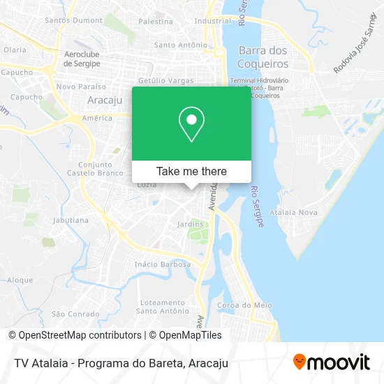 TV Atalaia - Programa do Bareta map