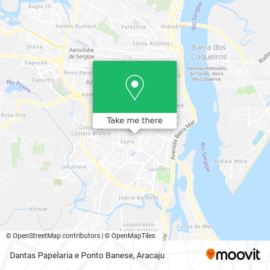 Dantas Papelaria e Ponto Banese map