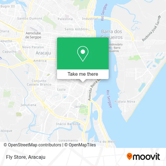Fly Store map