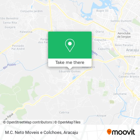 Mapa M.C. Neto Moveis e Colchoes