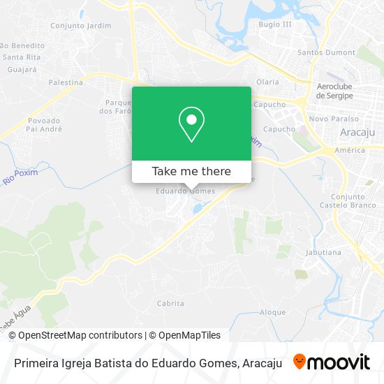 Primeira Igreja Batista do Eduardo Gomes map