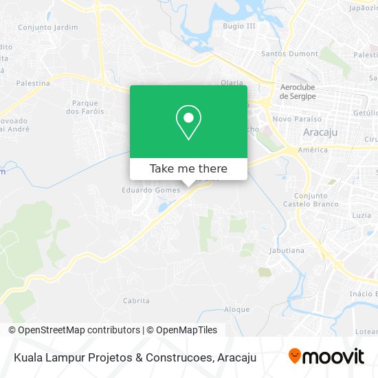 Kuala Lampur Projetos & Construcoes map