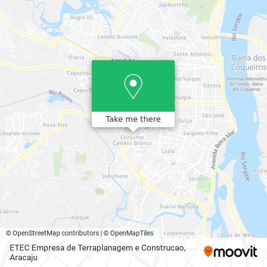 ETEC Empresa de Terraplanagem e Construcao map