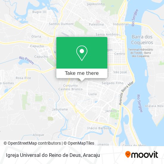 Igreja Universal do Reino de Deus map