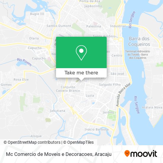 Mc Comercio de Moveis e Decoracoes map